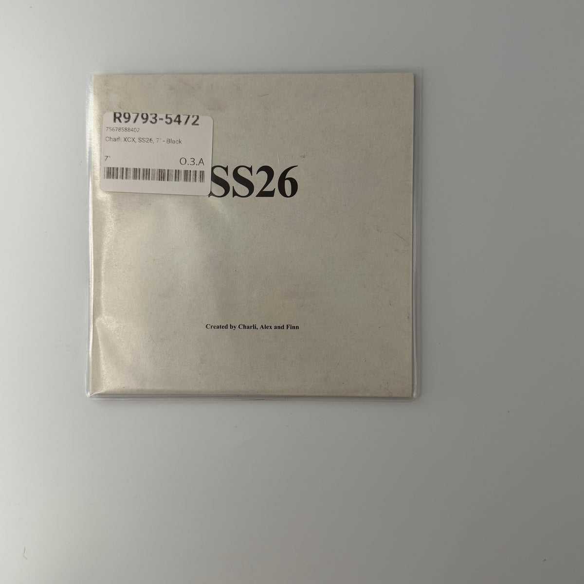 Charli XCX – SS26 (7" Single)