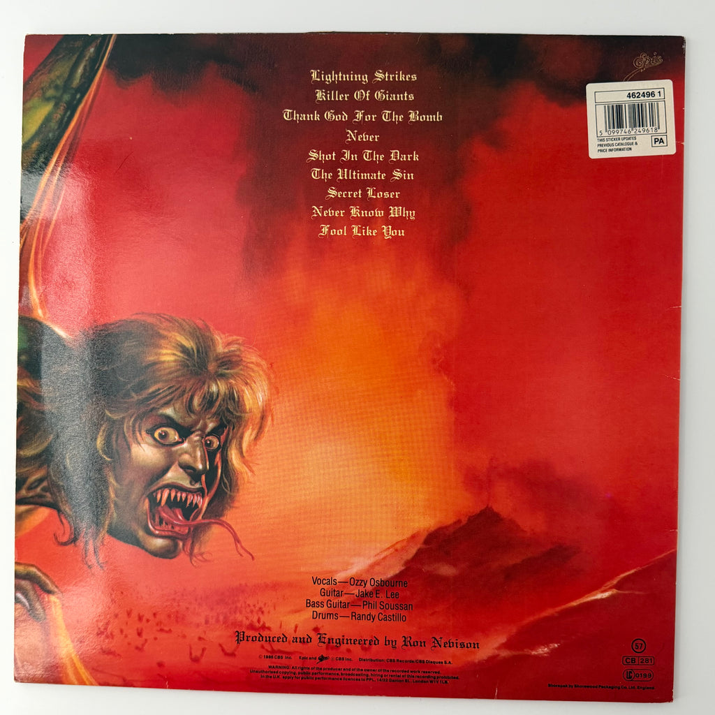 Ozzy Osbourne – The Ultimate Sin