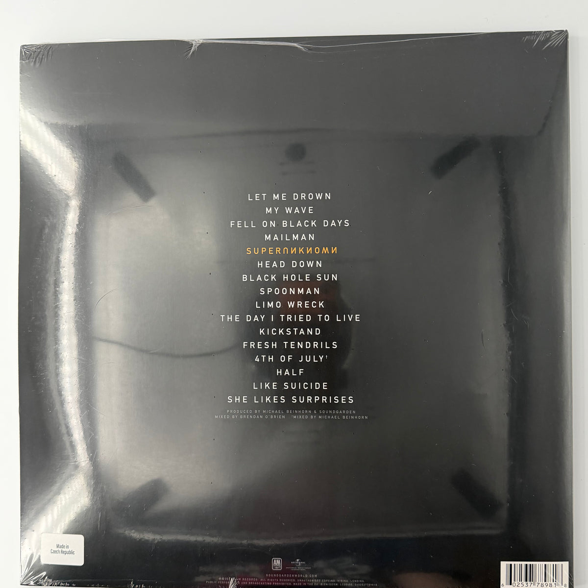 Superunknown actual item photo 2