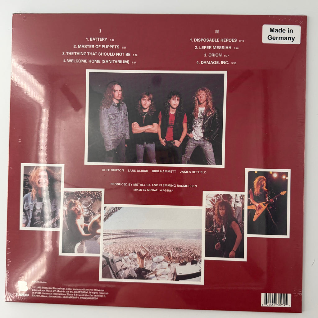 Master Of Puppets actual item photo 2