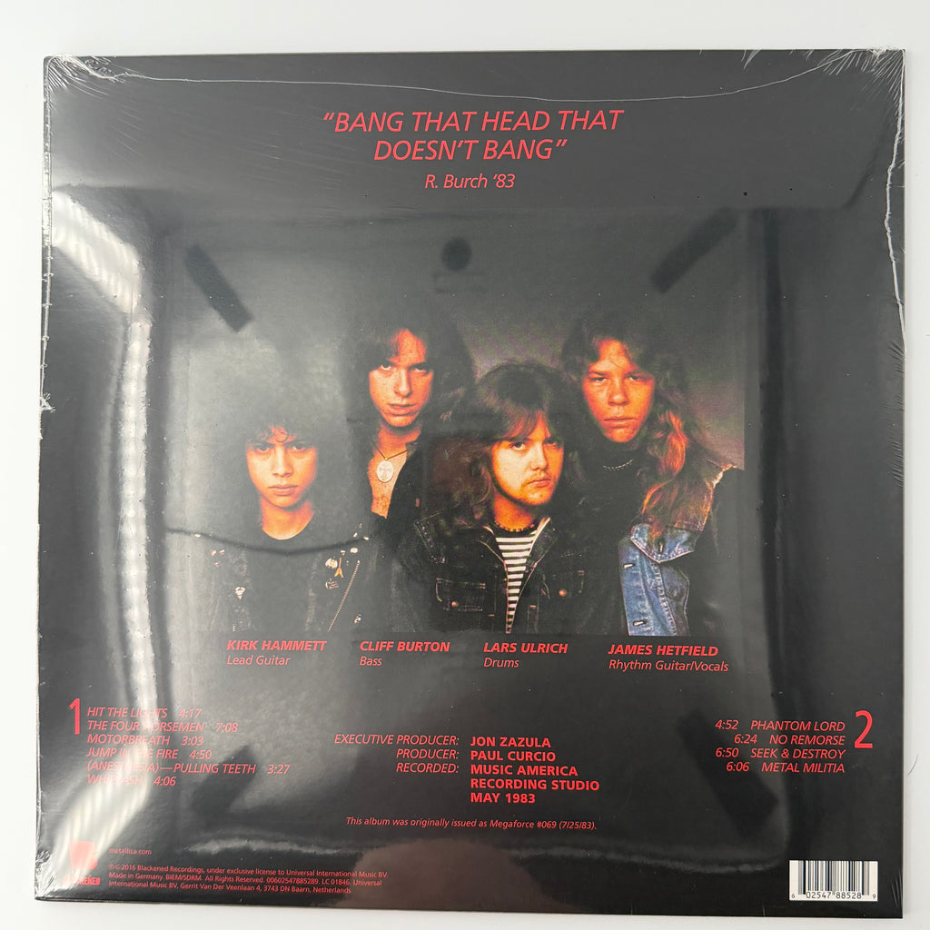 Kill 'Em All actual item photo 2