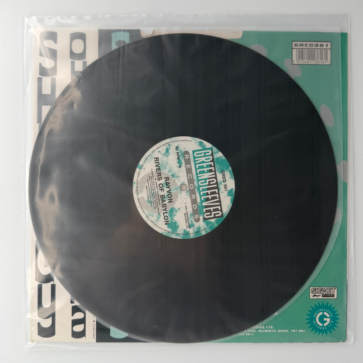 Oh Carolina / Rivers Of Babylon actual item photo 2
