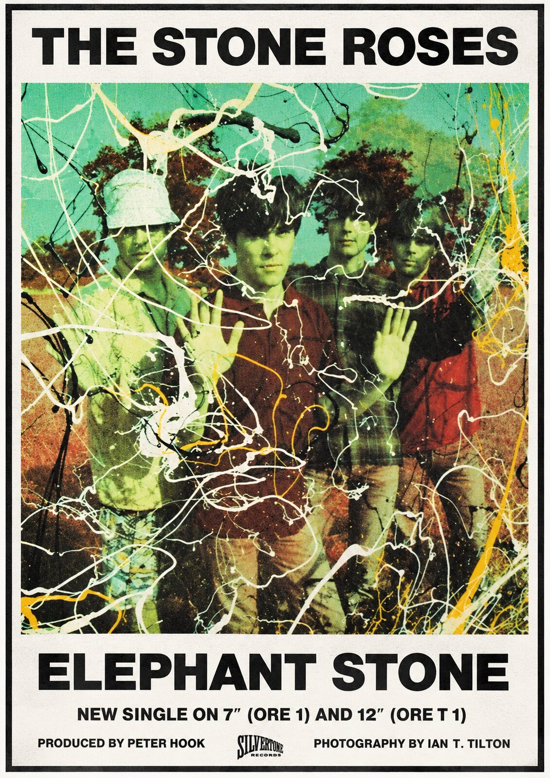 The Stone Roses — Elephant Stone — Band Photo A3 Art Print