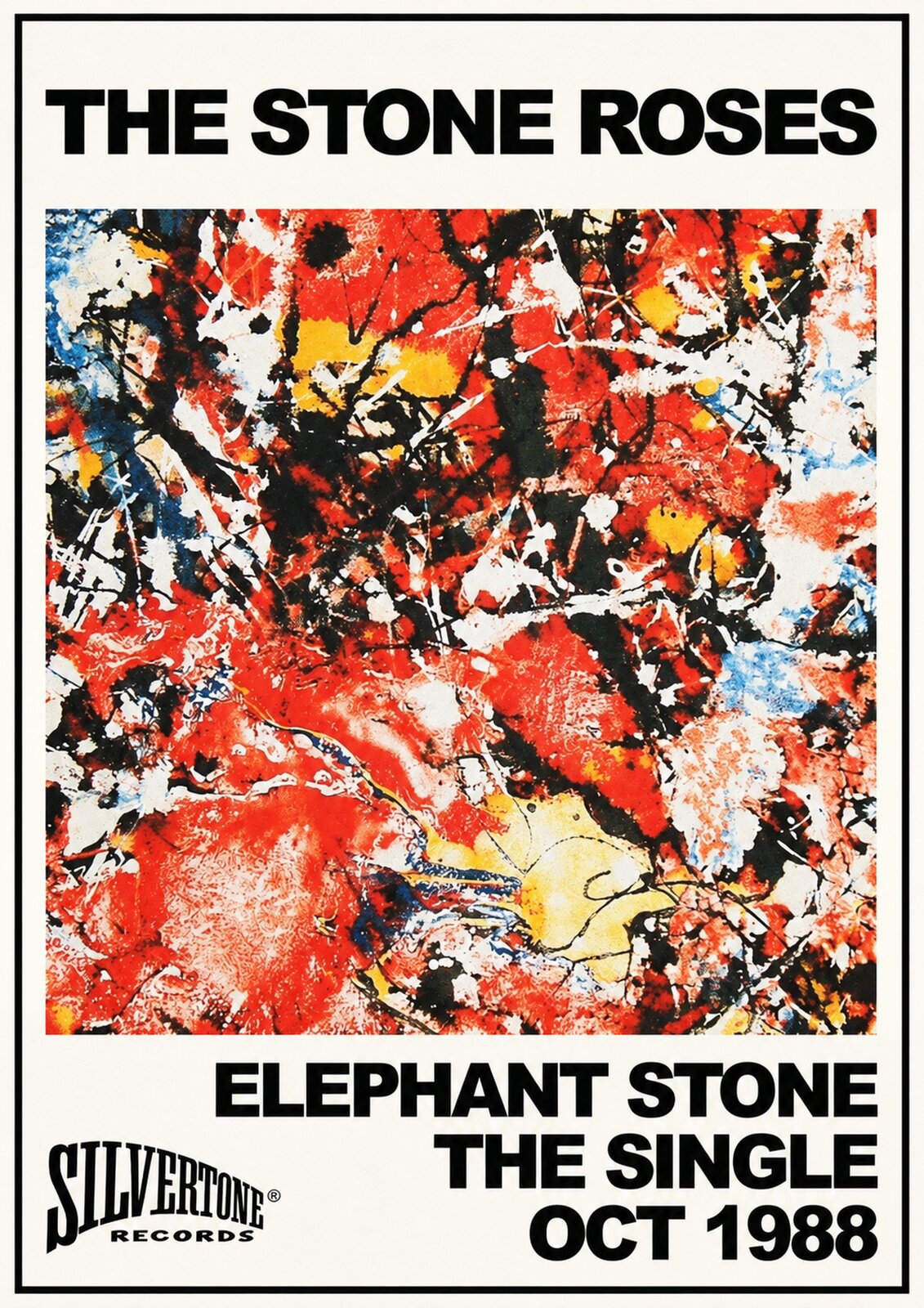 The Stone Roses — Elephant Stone — October 1988 A3 Art Print