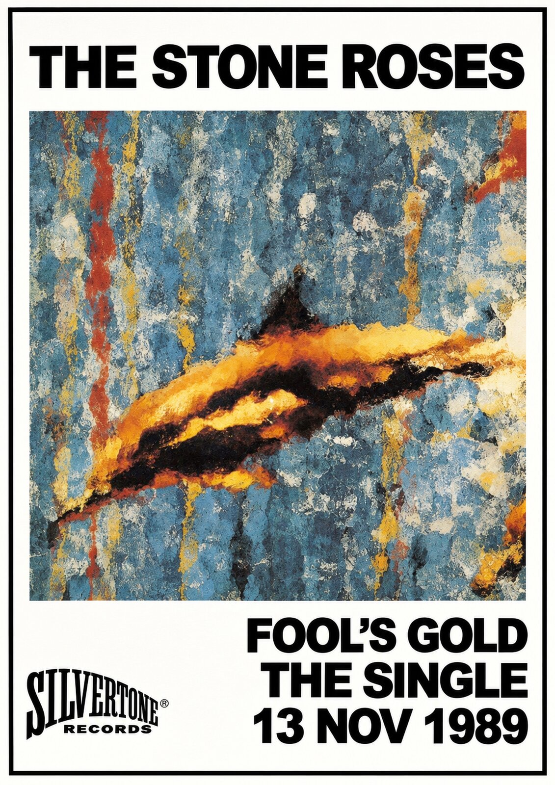 The Stone Roses — Fool's Gold — November 1989 A3 Art Print