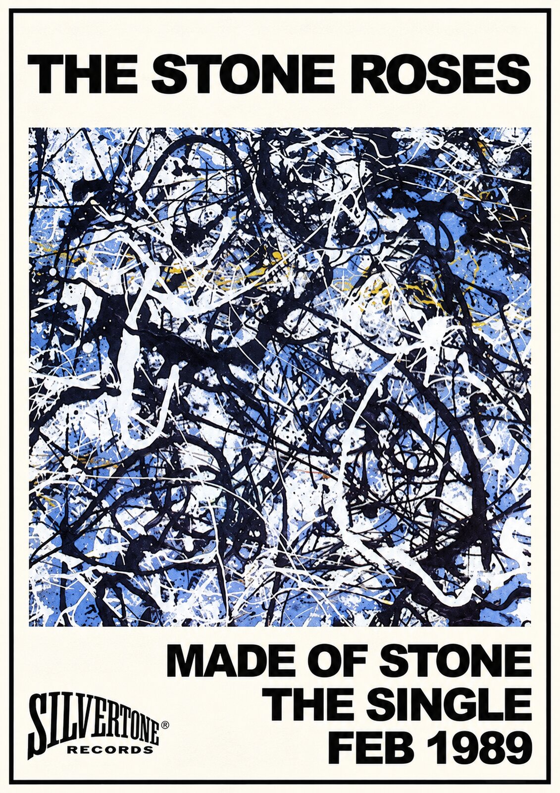 The Stone Roses — Made of Stone — February 1989 A3 Art Print