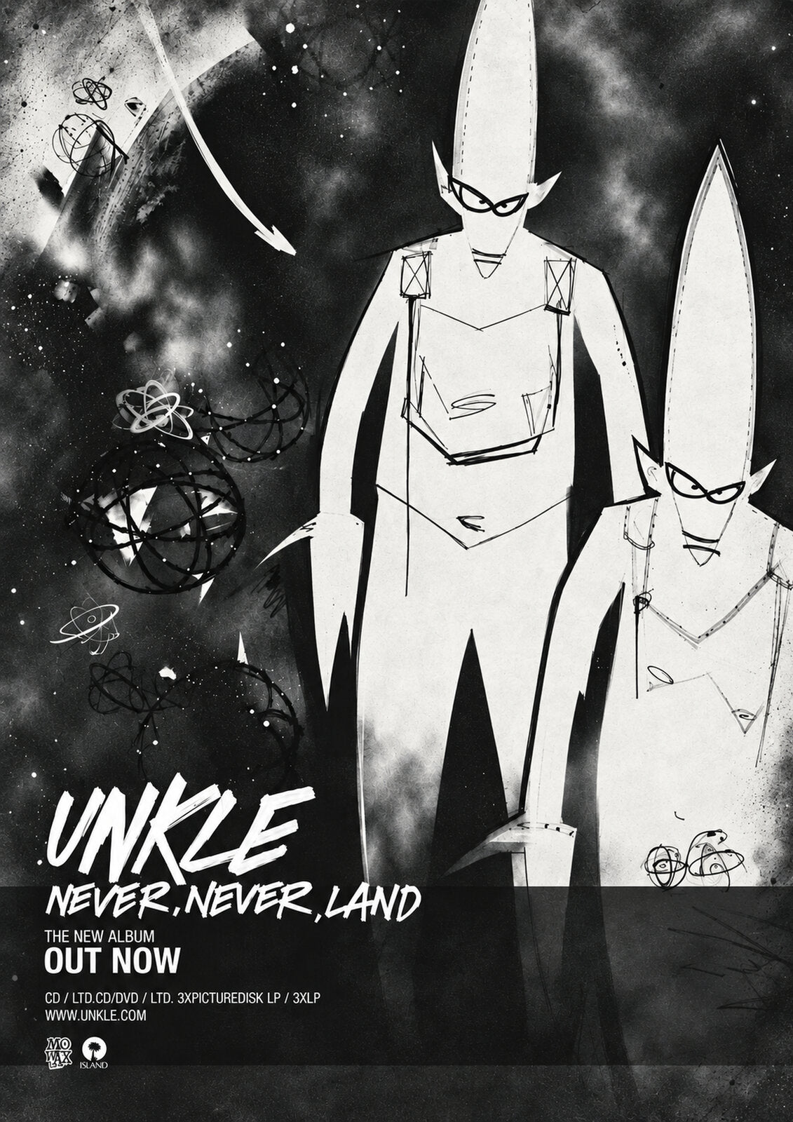 UNKLE — Never, Never, Land A3 Art Print