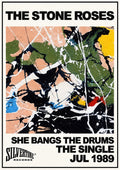 The Stone Roses — She Bangs the Drums — July 1989 A3 Art Print