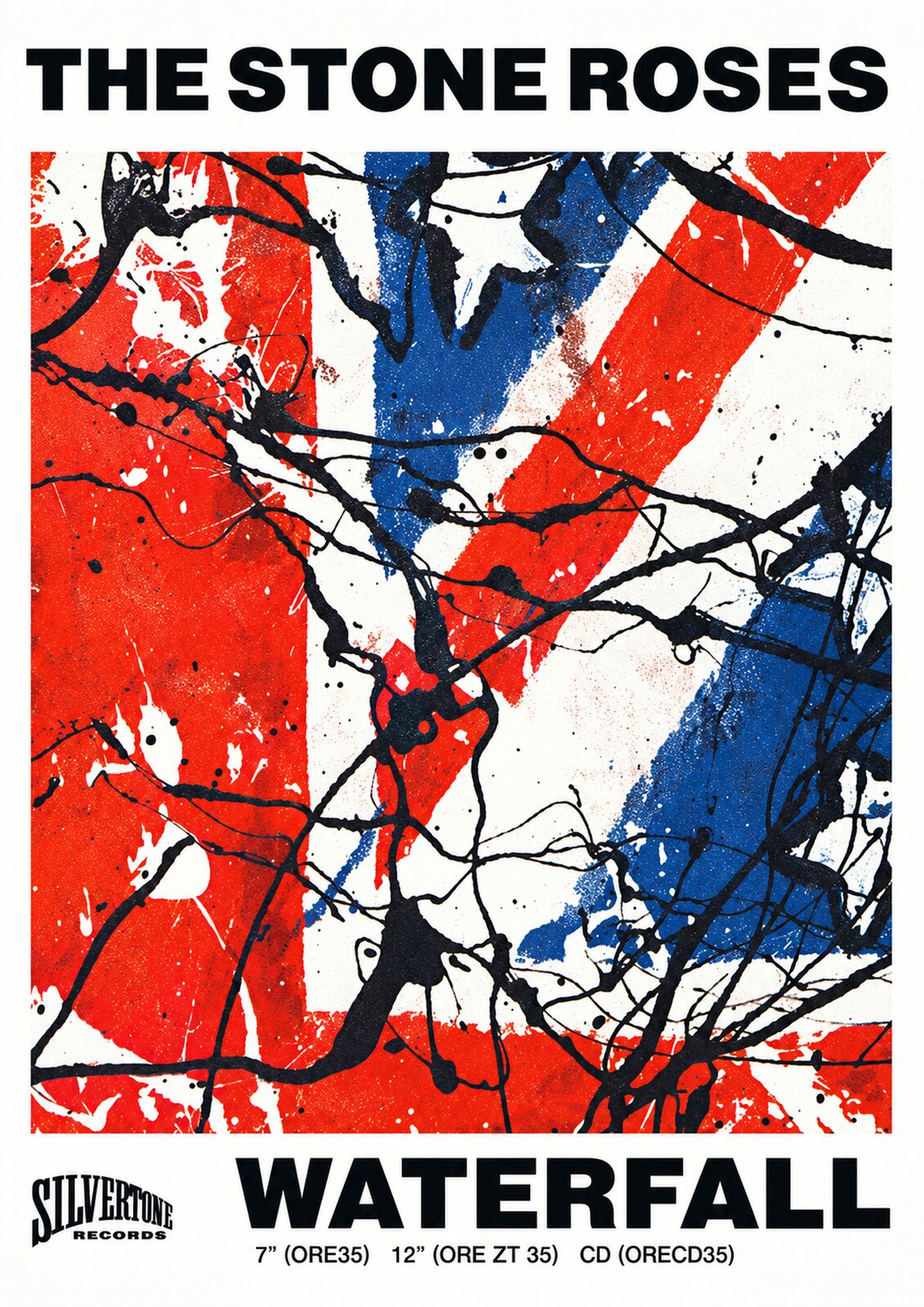 The Stone Roses — Waterfall A3 Art Print