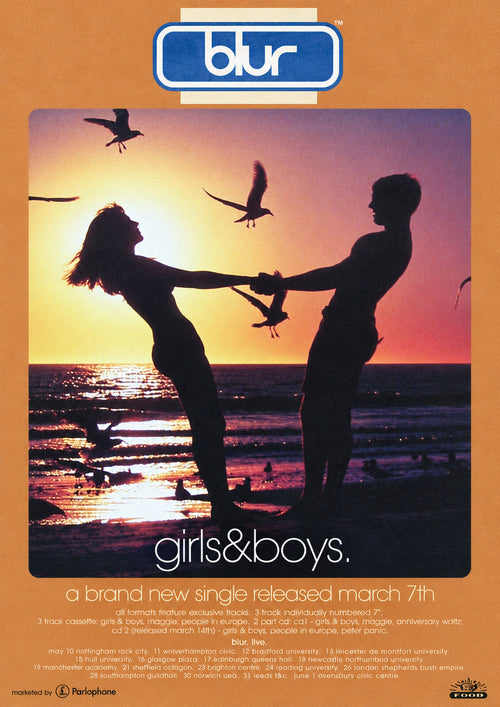 Blur — Girls & Boys A3 Art Print