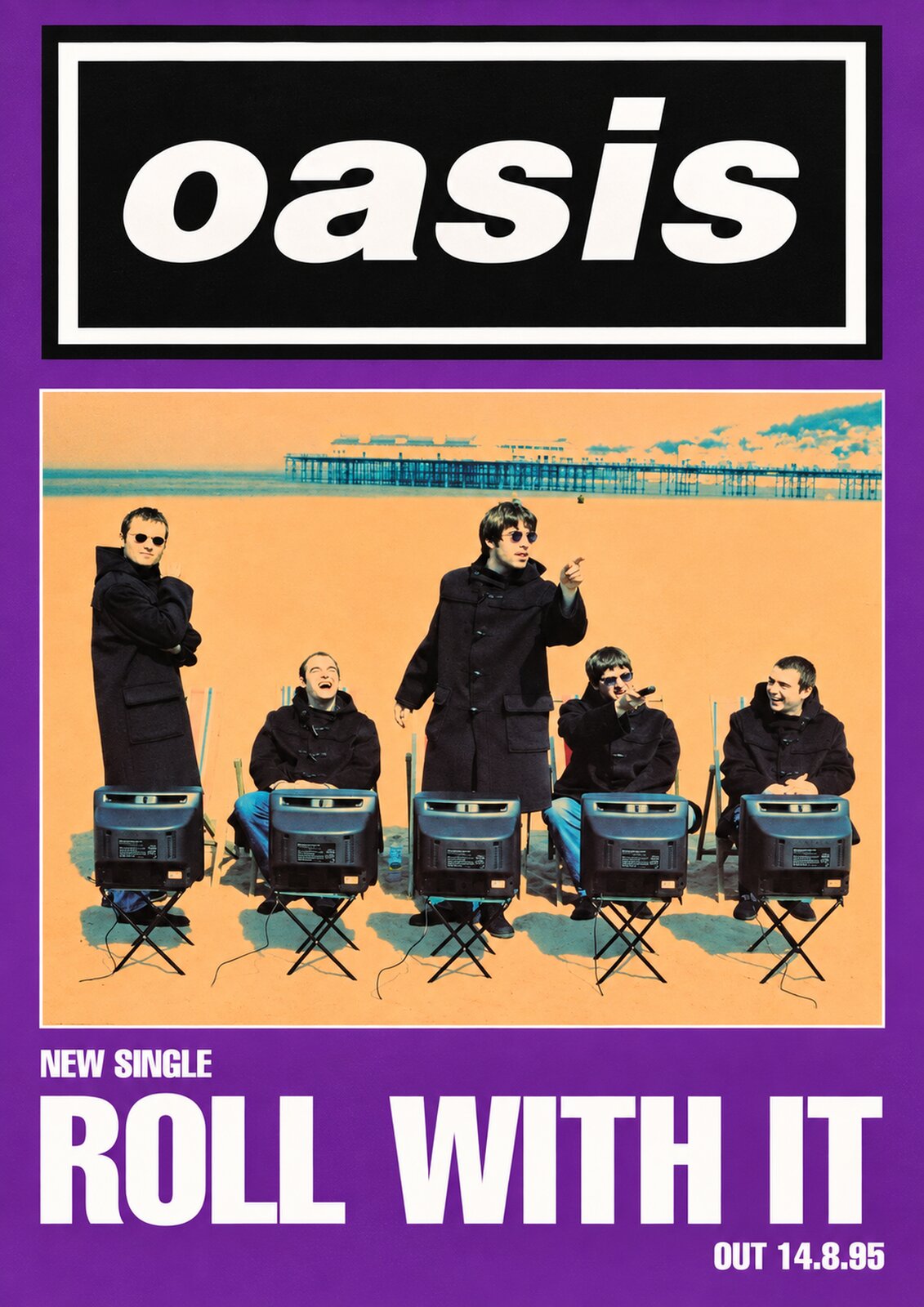 Oasis — Roll With It A3 Art Print