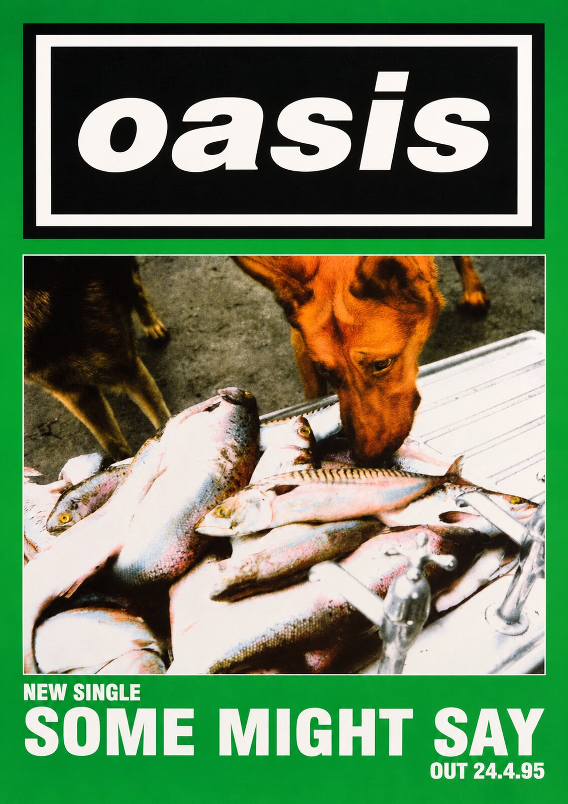 Oasis — Some Might Say A3 Art Print